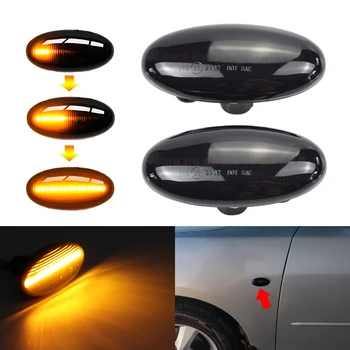 

For Mazda 2 2003-2014 For Mazda 3 5 6 BT-50 MPV Side Marker Fender Light Flowing Water Blinker LED Dynamic Turn Signal Lamp