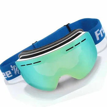 

Ski Goggles TPU Frame Breathable Sponge Cylinder Double Anti-Fog Ski Glasses Foggy Mountaineering Ski Goggle Magnet Ski Glasses
