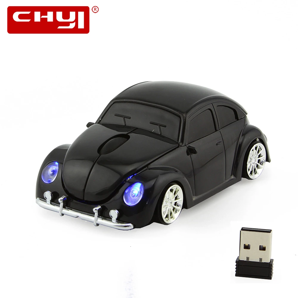 CHYI форма спортивной машины беспроводная мышь 3D USB оптическая мышь ПК компьютер мини беспроводная мышь для детей подарок коллекция ноутбука Настольный