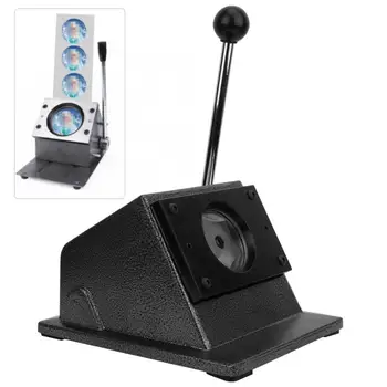 

50mm Metal Desktop Manual Circle Paper Cutter Graphic Punch Die Cutter for Badge Making