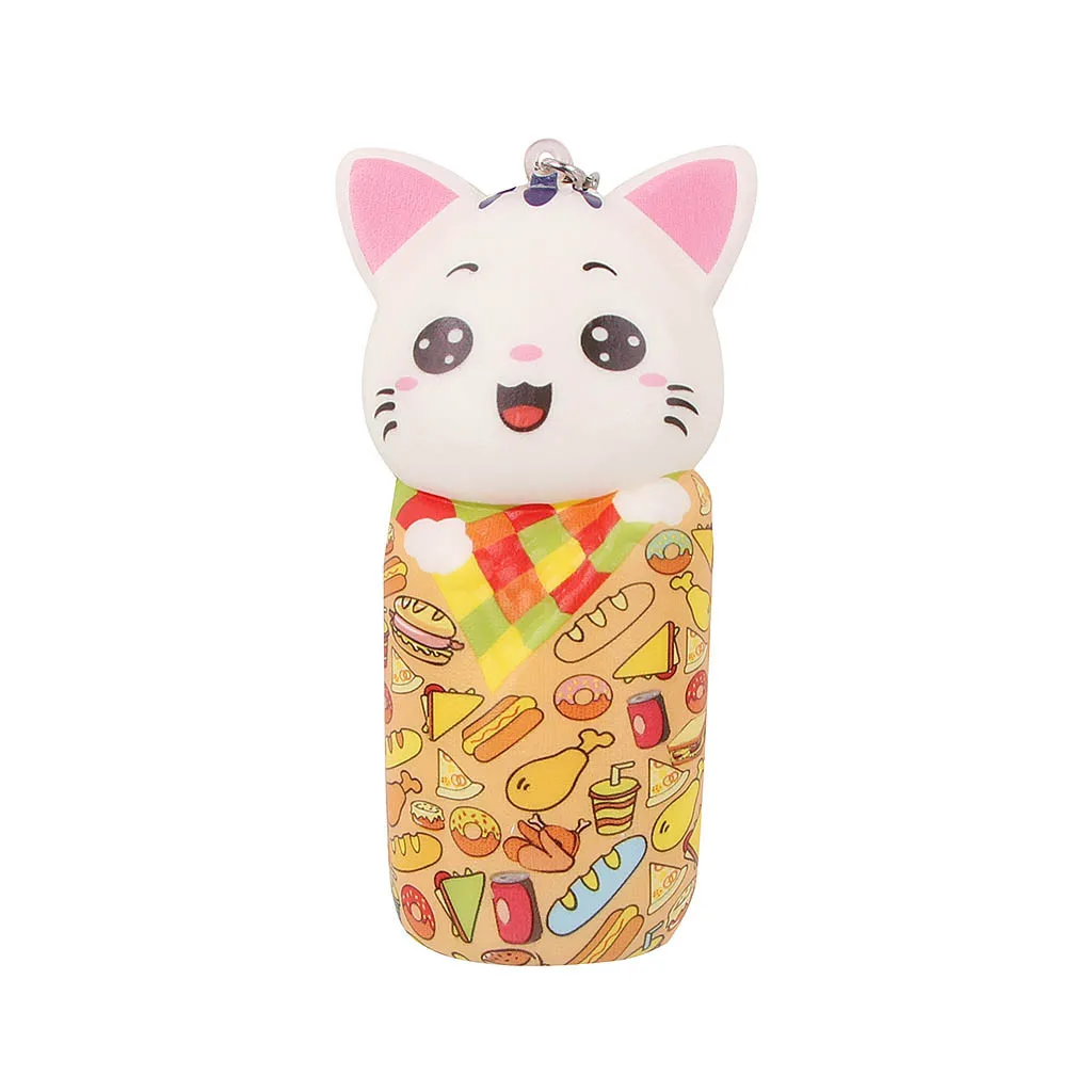 Мягкое Мини Очаровательная игрушечная кошка медленно поднимающаяся дети снятие стресса декомпрессионная игрушка антистрессовые игрушки для детей W823