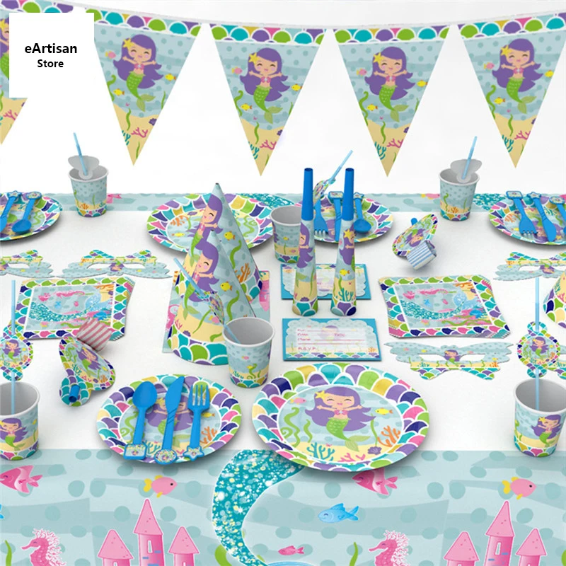 

The Little Mermaid Birthday Candy Box Mermaid Party Gift Box Birthday Party Decor Kids Mermaid Wedding Party Supply Baby Shower