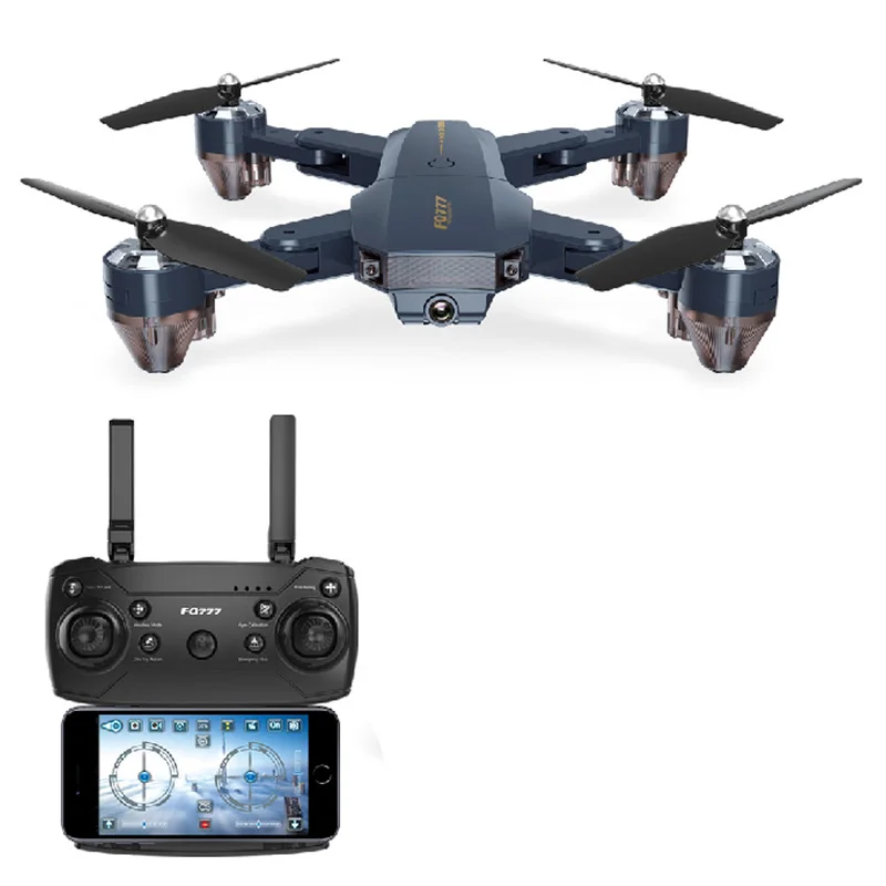 

FFYY-Fq777 Fq35 Wifi Fpv 100M with 720P Hd Camera 3 Level Speed Altitude Hold Mode Foldable Rc Drone with Led Light Quadcopter R