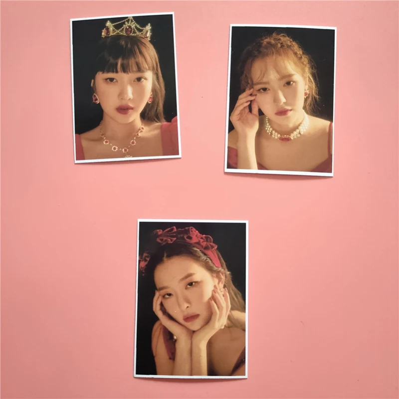 16 шт./компл. KPOP высокое качество красного цвета с флисовой подкладкой для девочек, Бор RV альбом HD фото карты ПВХ карты самодельные ЛОМО карта Фотокарта
