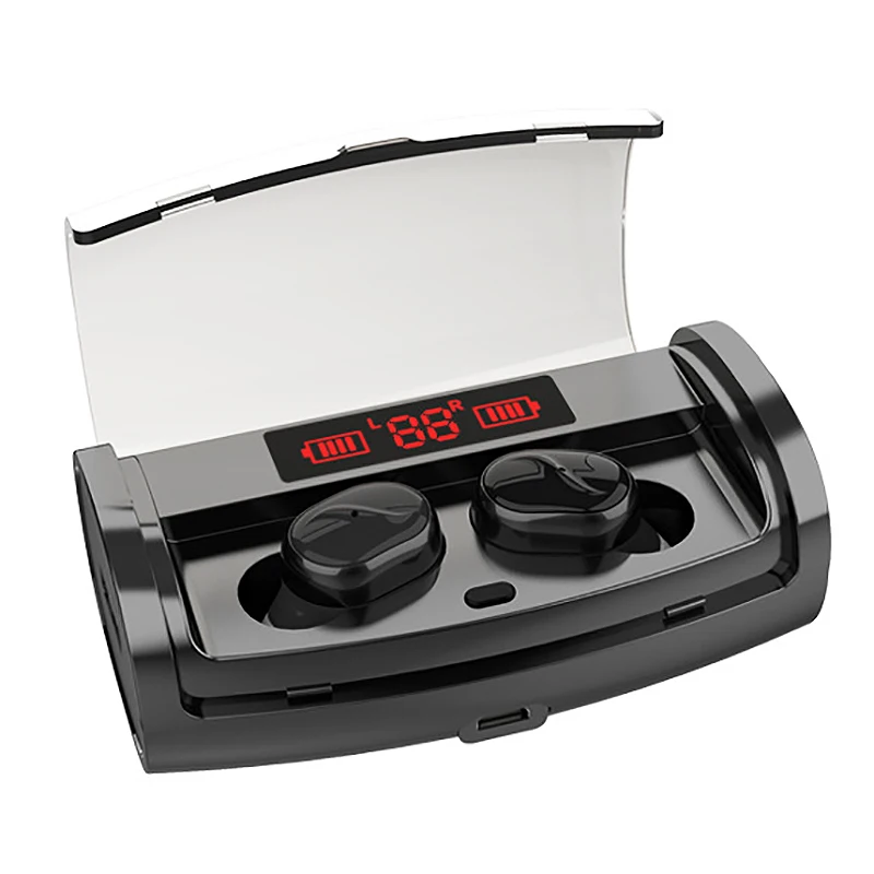 M18 Bluetooth Headset TWS Bluetooth 5 0 Stereo Sports Waterproof Digital Display Charging Box Wireless Headset