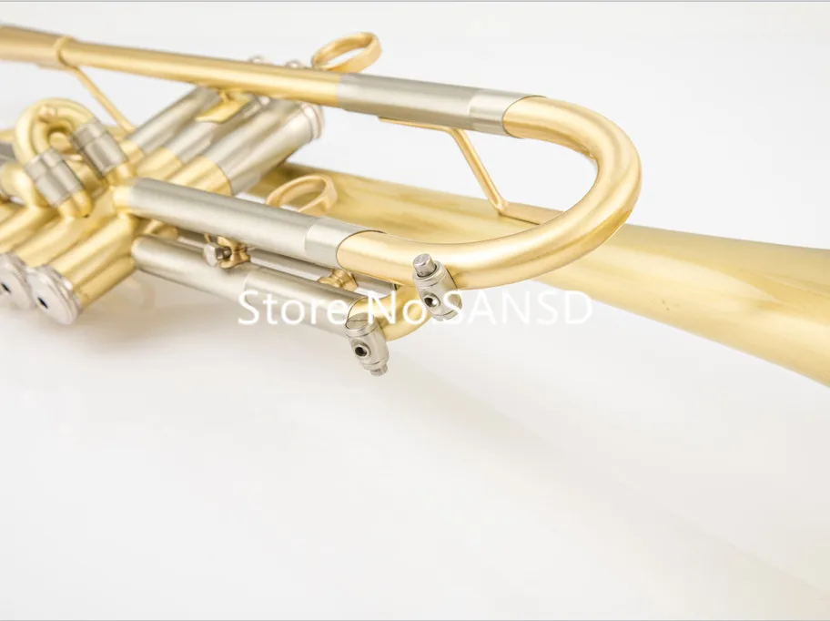 Bach Bb Trumpet Brass Plated Professional Musical Instruments Case