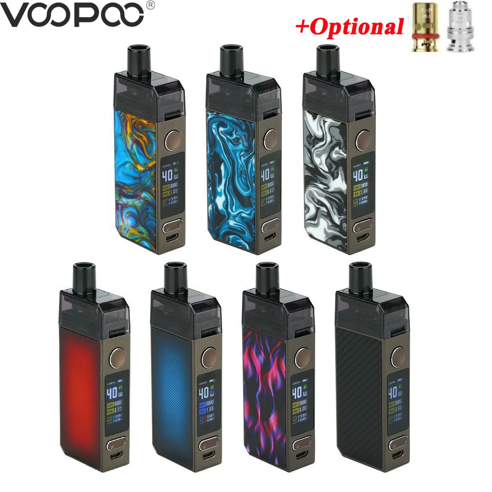 Оригинальный комплект VOOPOO NAVI Pod с батареей 1500 мАч и емкостью 3 8 мл катушкой Ом RBA PnP
