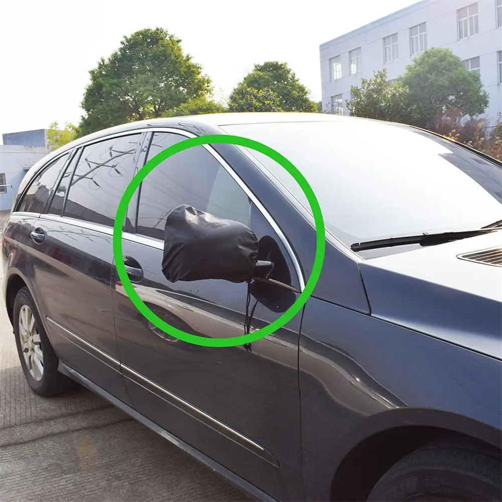 2 шт. автомобильное боковое зеркало Защитная крышка защита от мороза зеркальная Крышка для зеркала заднего вида 33*27 см