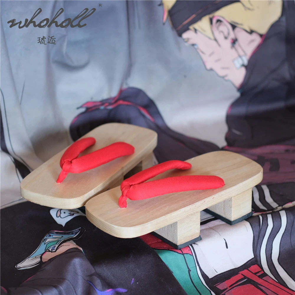 de Electrizar Humano Zapatillas planas de madera para hombre y mujer, chanclas japonesas de  samurái, zapatos de Cosplay, chanclas de verano|zapatos| - AliExpress