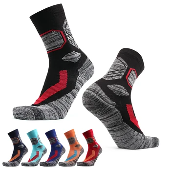 

1 Pairs / 3 Pairs Unisex Ski Socks Anti Slip Sports Thermal Cotton Trekking Socks Men Women Sports Soccer Running Hiking Socks