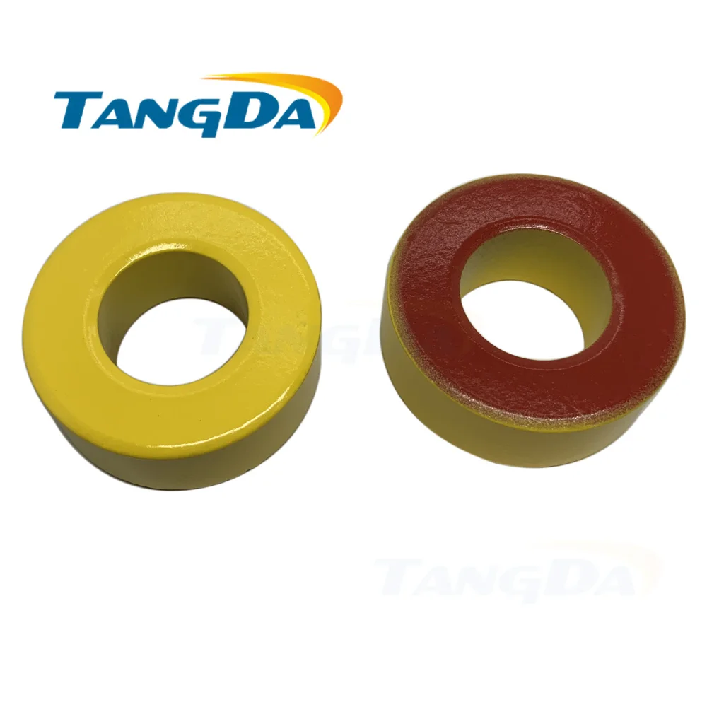TANGDA железный порошок ядер T184-8 od * id * HT 47*24*18.5 мм 72nH/N2 35uo гладить пыли ферритовый сердечник тороида тороидальный сердечник желтый красный