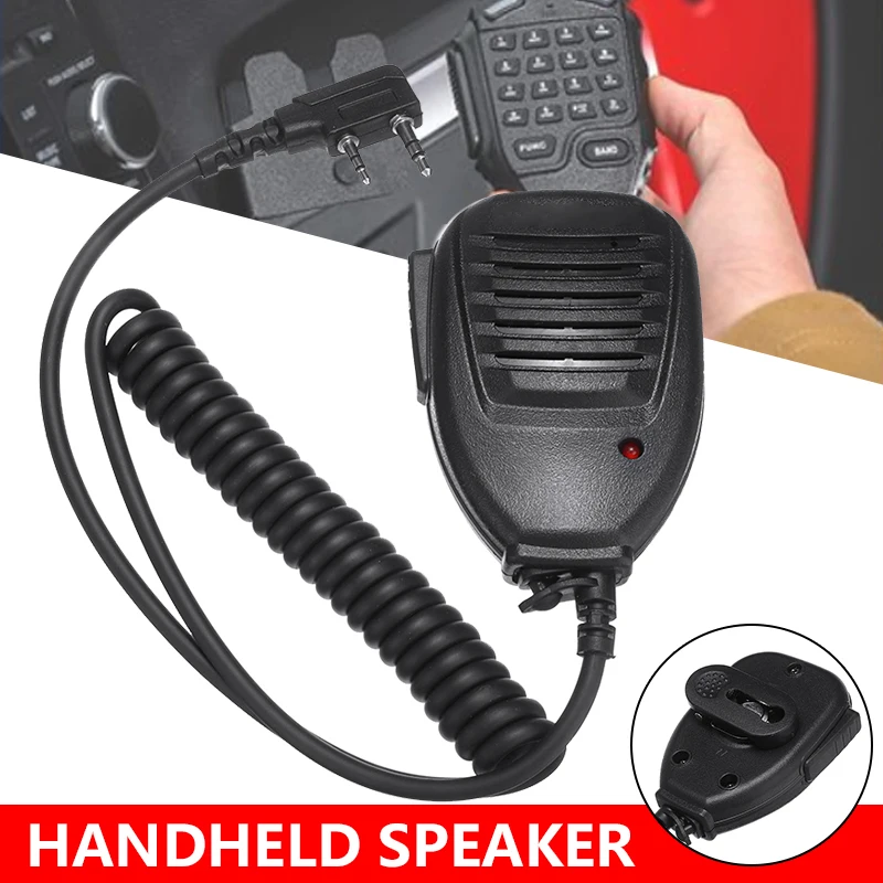 

1pc Speaker Microphone with Clip Accessories Two Way Radio Handheld Speaker Walkie Talkie Earphone Accessories