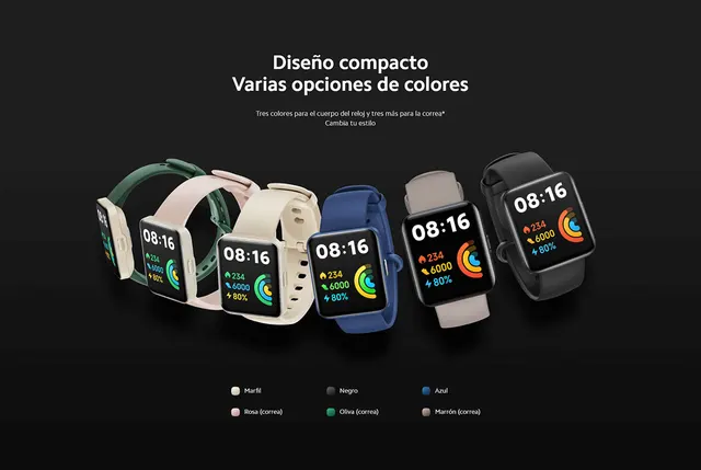 Montre connectée Xiaomi Redmi Watch 2 Lite Noir