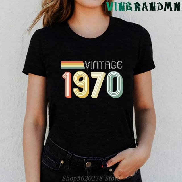 1970 t shirt women's Clearance