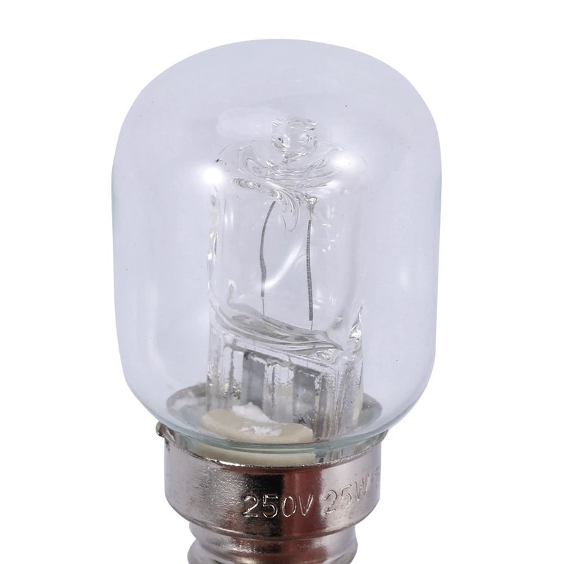 AD-2X E14 High Temperature Bulb 500 Degrees 25W Halogen Bubble Oven Bulb E14 250V 25W Quartz