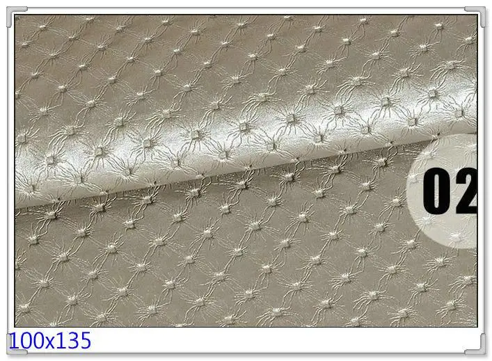 1 метр Кожезаменитель ПВХ ткань эко синтетический кожзам мягкий диван отель мебельный материал Tissu Telas Tessuto - Цвет: foot 2