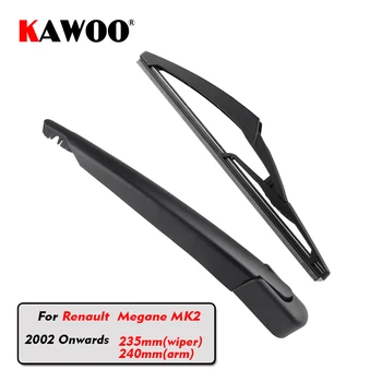 

KAWOO Car Rear Wiper Blade Blades Back Window Wipers Arm For Renault Megane MK2 Hatchback (2002-) 235mm Auto Windscreen Blade