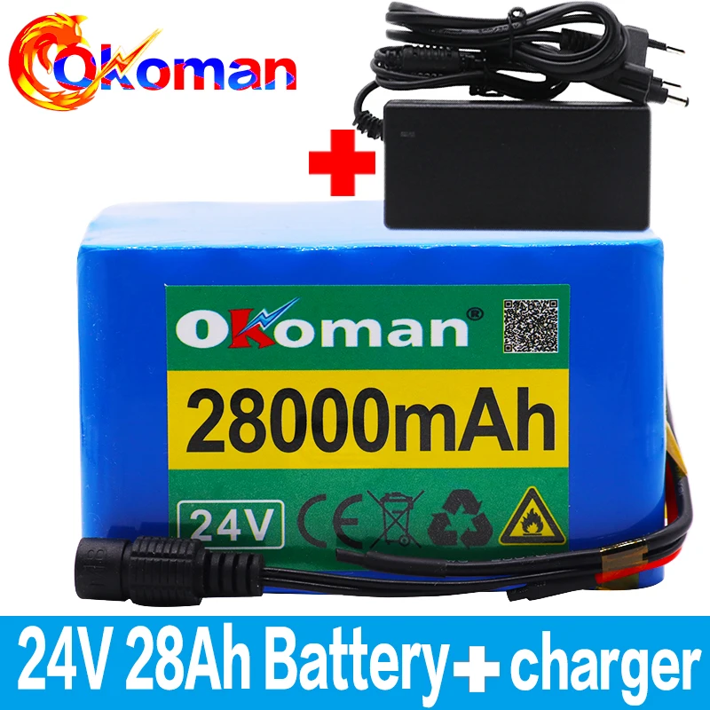 24V 28Ah 6S5P 18650 литий-ионный аккумулятор 25 2 v 28000mAh Электрический велосипед