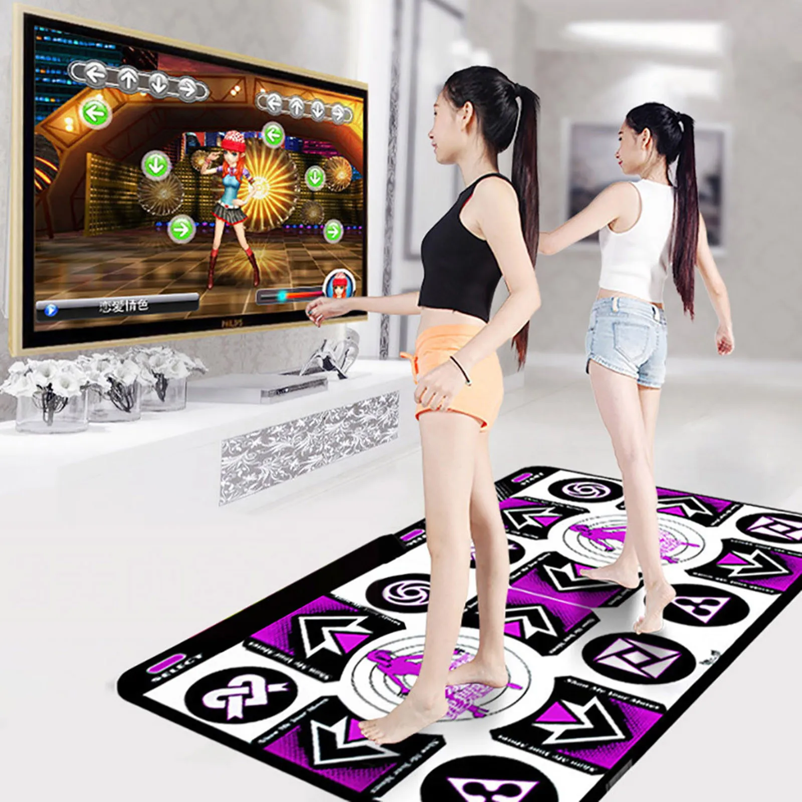 Alfombrillas de baile antideslizantes para bailar, de doble usuario para juegos de Tv y Pc, con control inalámbrico, para Yoga Fitness, n. ° 3|Alfombrillas de baile| - AliExpress