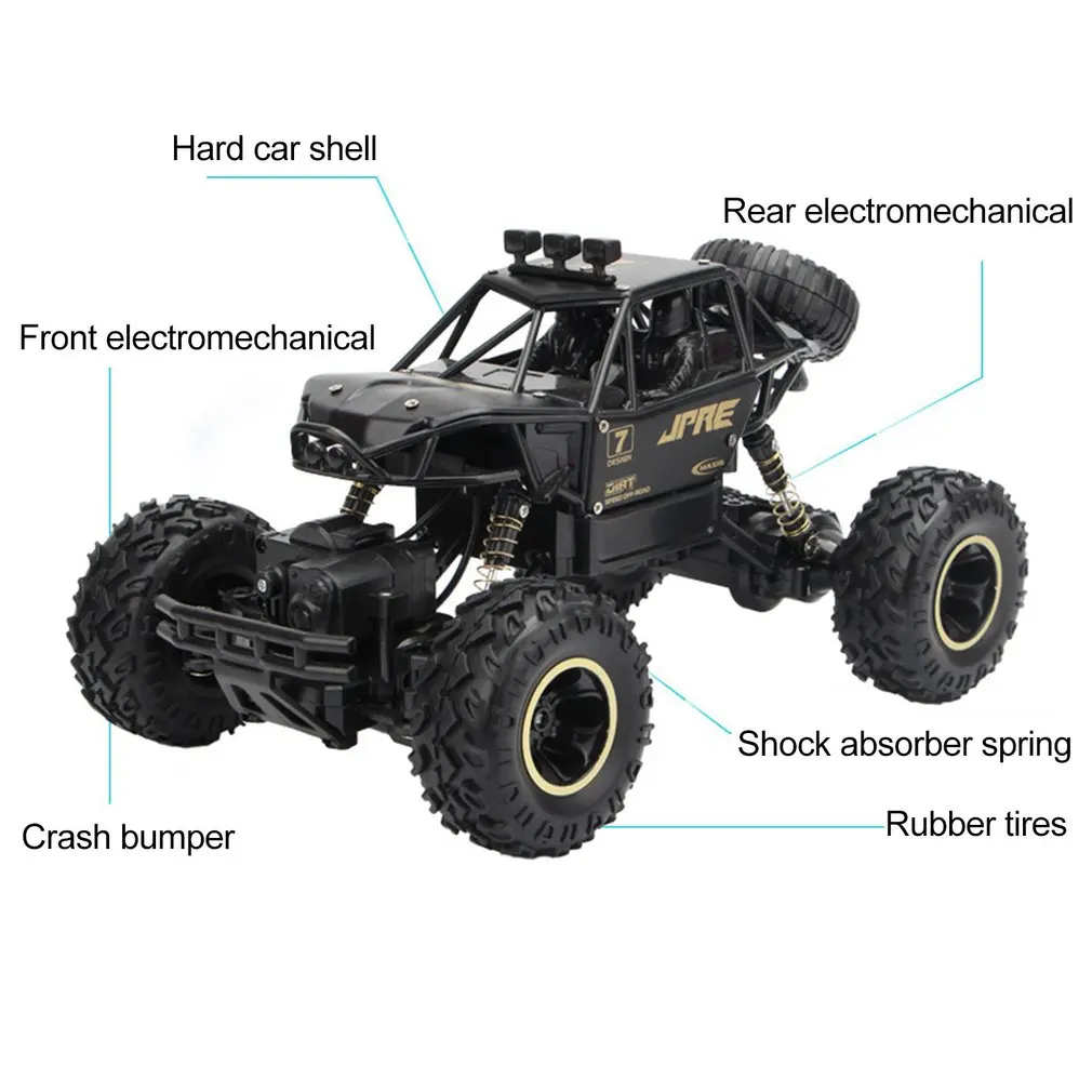 Внедорожные радиоуправляемые машины для детей 2,4 ГГц 4WD радио дистанционное управление альпинистский автомобиль монстр грузовик для бега на земле/траве земли