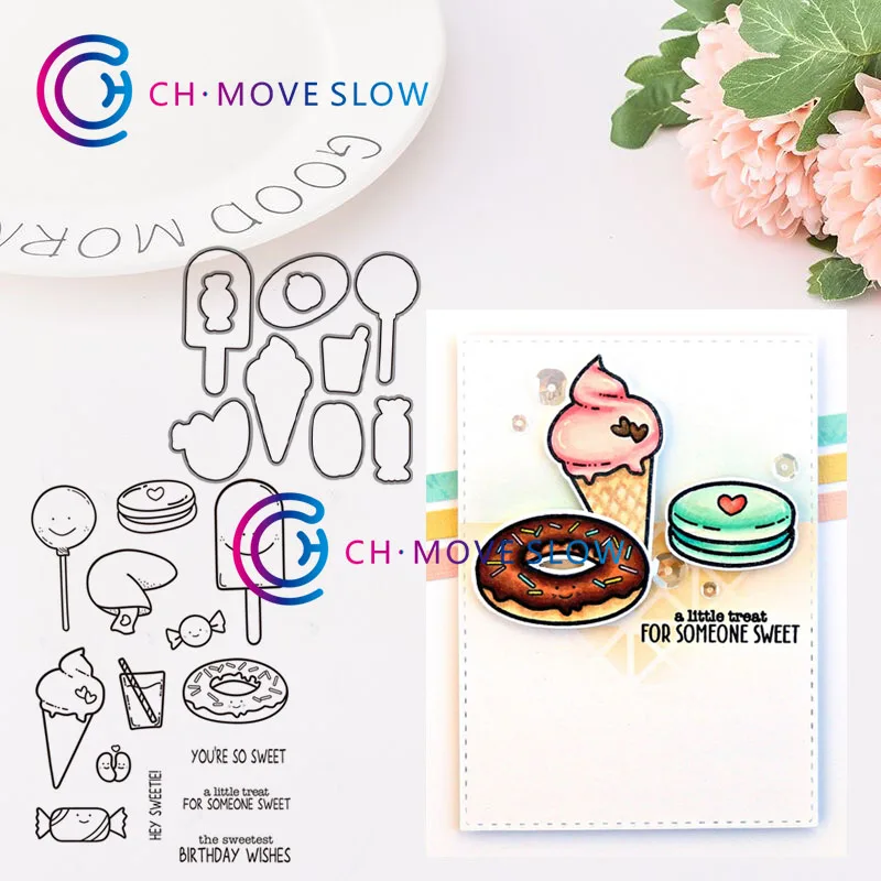 New Arrival SWEETEST TIME Metal Cutting Dies and stamps DIY Scrapbooking Card