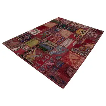 

179x242 Cm Multicolor Handmade Patchwork Rug-6x8 Ft