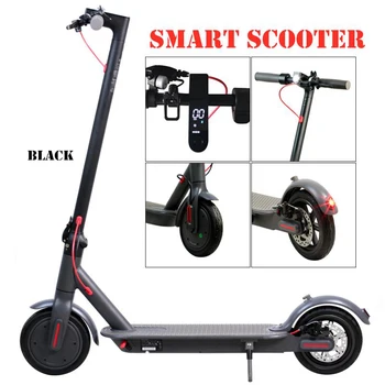 Billige EU/UNS Lager! Elektrische Roller 250W Klapp Kick Bike Fahrrad Roller Für Erwachsene 36V Mit Led-anzeige Hohe Geschwindigkeit Weg Von Der Straße