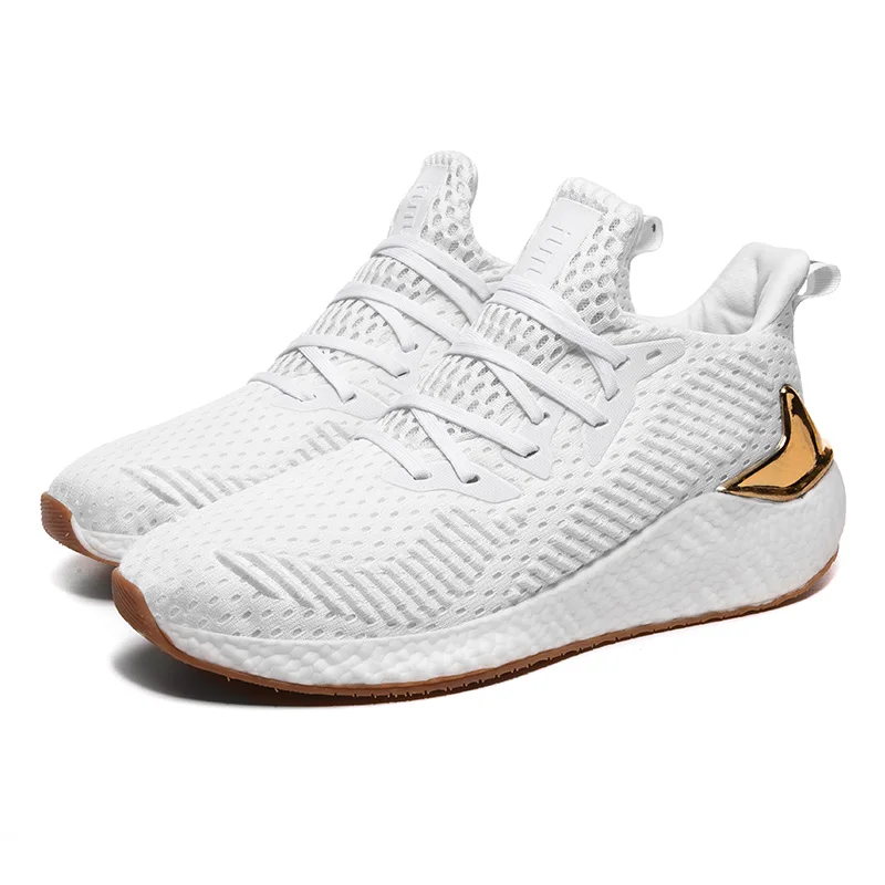 2019 мужские большие размеры Спортивные кроссовки Flyknit дышащие сетчатые мягкие мужские кроссовки прочные противоскользящие уличные