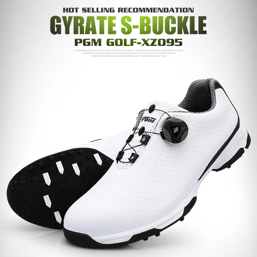 

Waterproof Golf Shoes Breathable Rotating shoelaces Microfiber Fabric Training