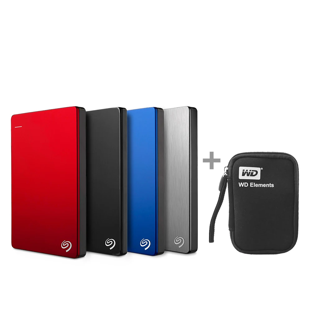 Seagate 1 ТБ 2 резервного копирования плюс тонкий внешний жесткий диск USB 3 0 5
