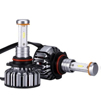 

2Pcs V18 4 Face 8000Lm Csp Car Headlight 60W / 360 Degree No Dead Angle Lighting Lamp 3 Kinds Of Lights Can Be Replaced 9005