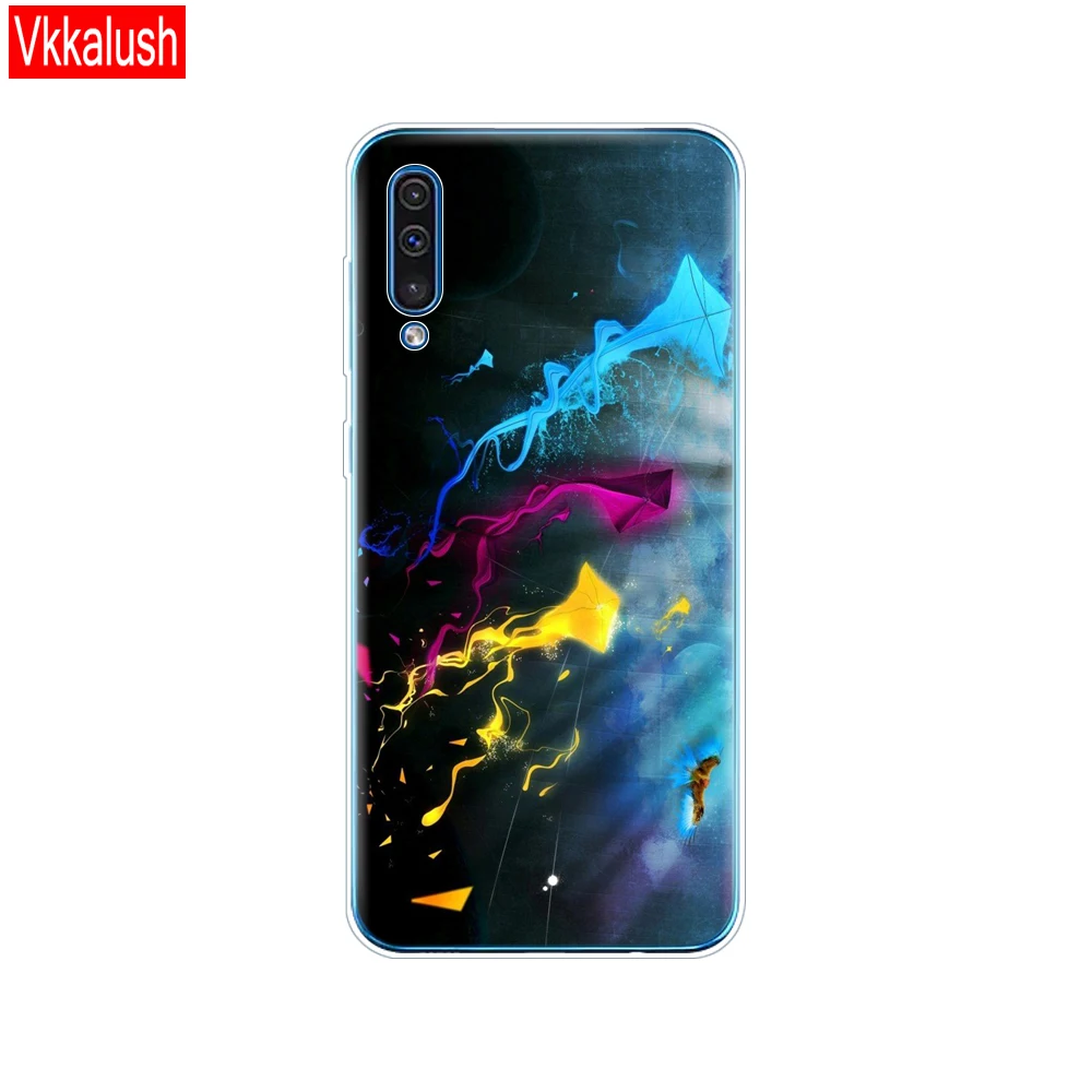 80133 Для samsung Galaxy A30S силиконовый прозрачный Футляр задняя крышка чехол для телефона samsung A30 A307 A307F SM-A307F мягкий чехол 6,4 cat - Цвет: 80133