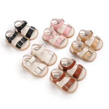 

Newborn baby shoes non-slip toddler shoes walking PU sandals for boys and girls First Walker Moccasins