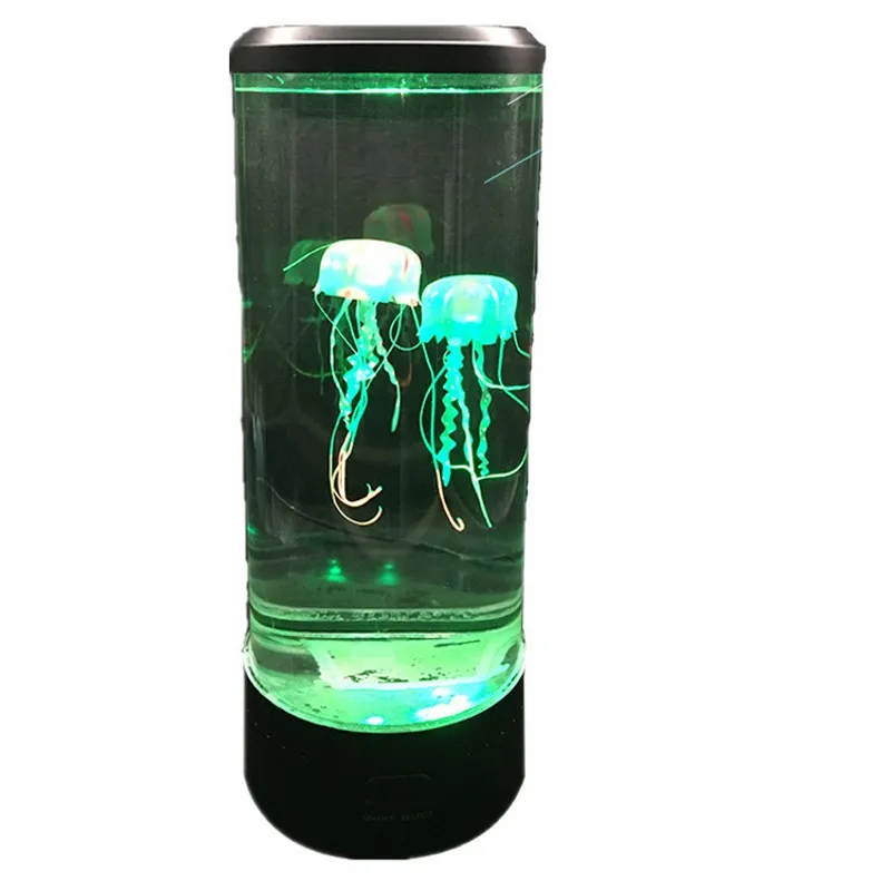 Aliex новая usb зарядка большая лампа с Медузой горячий светодиодный цвет RGB украшение дома аквариум ночник перекрестный взрыв