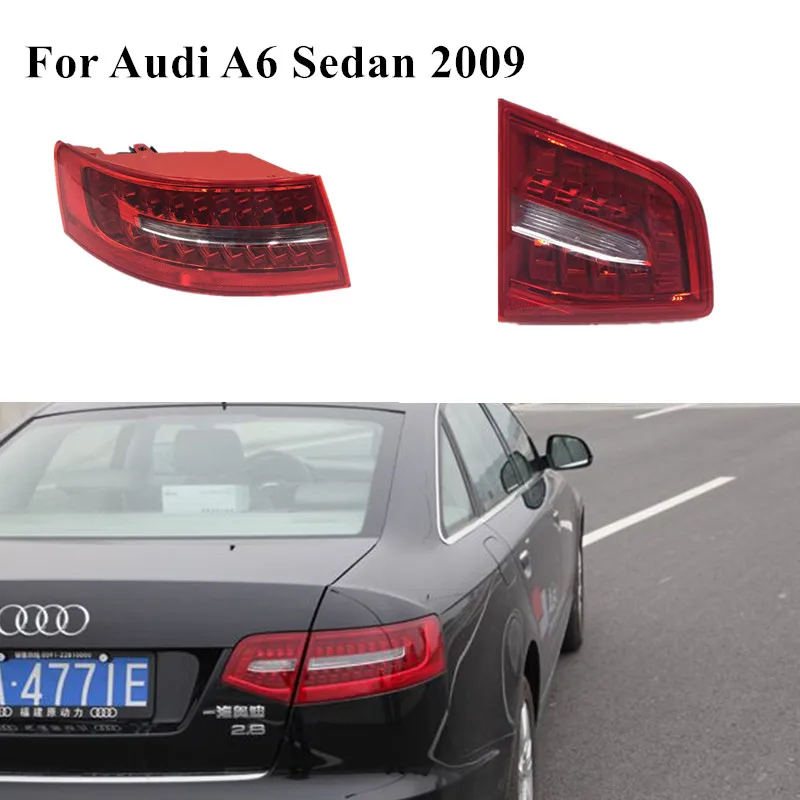 

MZORANGE Rear Light LED Tail Lamp Assembly For Audi A6 Sedan 2009 Brake light warning Parking stop lamp Tailligh