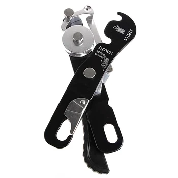 

Stop Descender Self-Braking Climbing Rescue Rappel Rope Belay For 10-12mm Device Z6J4