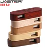 USB JASTER 3,0 logo personalizado, unidad flash giratoria madera usb + caja 4 GB 16G 32 64G memoria stick fotografía boda ► Foto 1/6