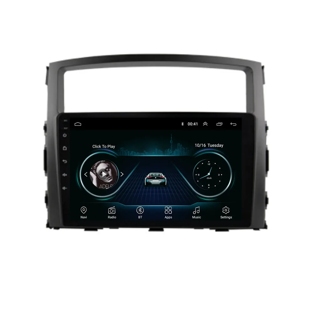 Мультимедийный проигрыватель Mitsubishi Pajero V93/V97 Android 10 1 для 2007 2008 2017 2018 2019 стерео DVD