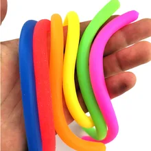 

TPR Soft Anti Stress Rope Toys Fidget toys Monkey Noodles Stretch/Pull/Twirl/Wrap Figet Toy slings DIY Hand-knit Rope Kids favor