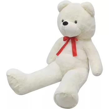 

vidaXL Bear Cuddly Toy Plush White 200cm 80146