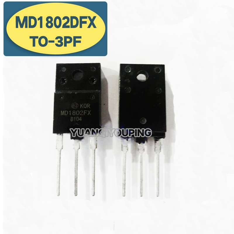 5 PCS MD1802FX TO-3P MD1802 High voltage NPN power transistor 