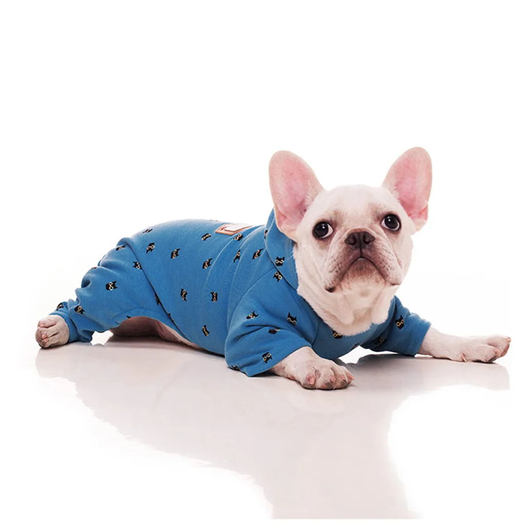 Pet dog clothes Winter Hooded warm Thickened jacket Teddy doggy Small dog autumn and winter Plush and thickened Coat Clothing