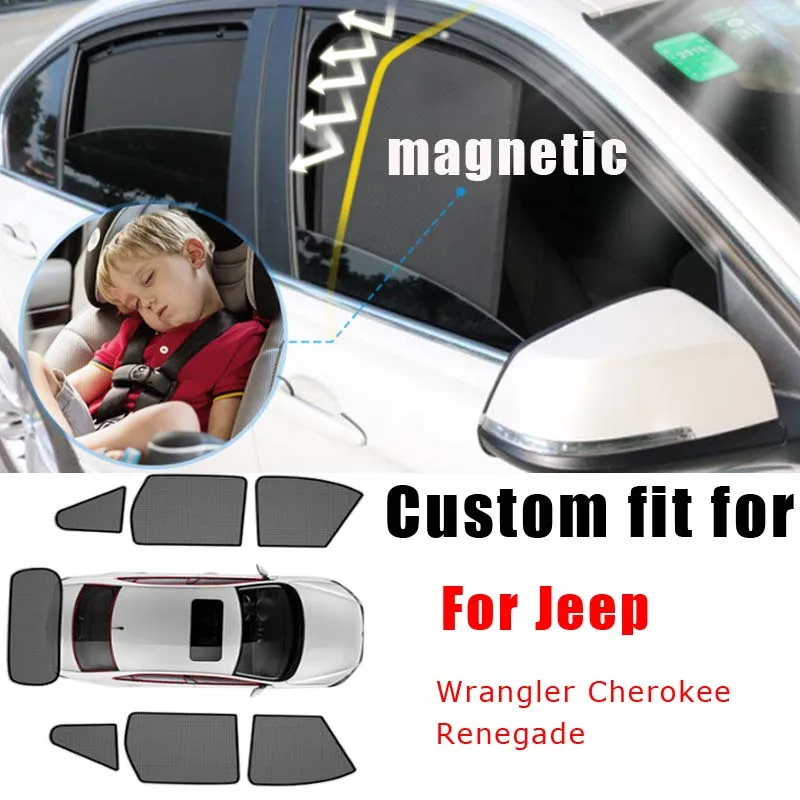 На заказ Магнитный чехол для автомобиля Солнцезащитный занавес окно