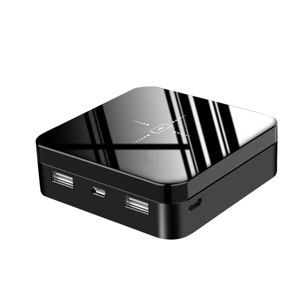 

20000mAh Portable Mini Power Bank Qi Fast Wireless Charger Powerbank Charging Power bank For Smart Mobile Phone