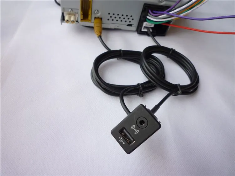 USB AUX кабель переключатель подходит для RCD510 RNS510 версии Passat B6 B7 CC Golf Mk6 3CD 035 249|rns510