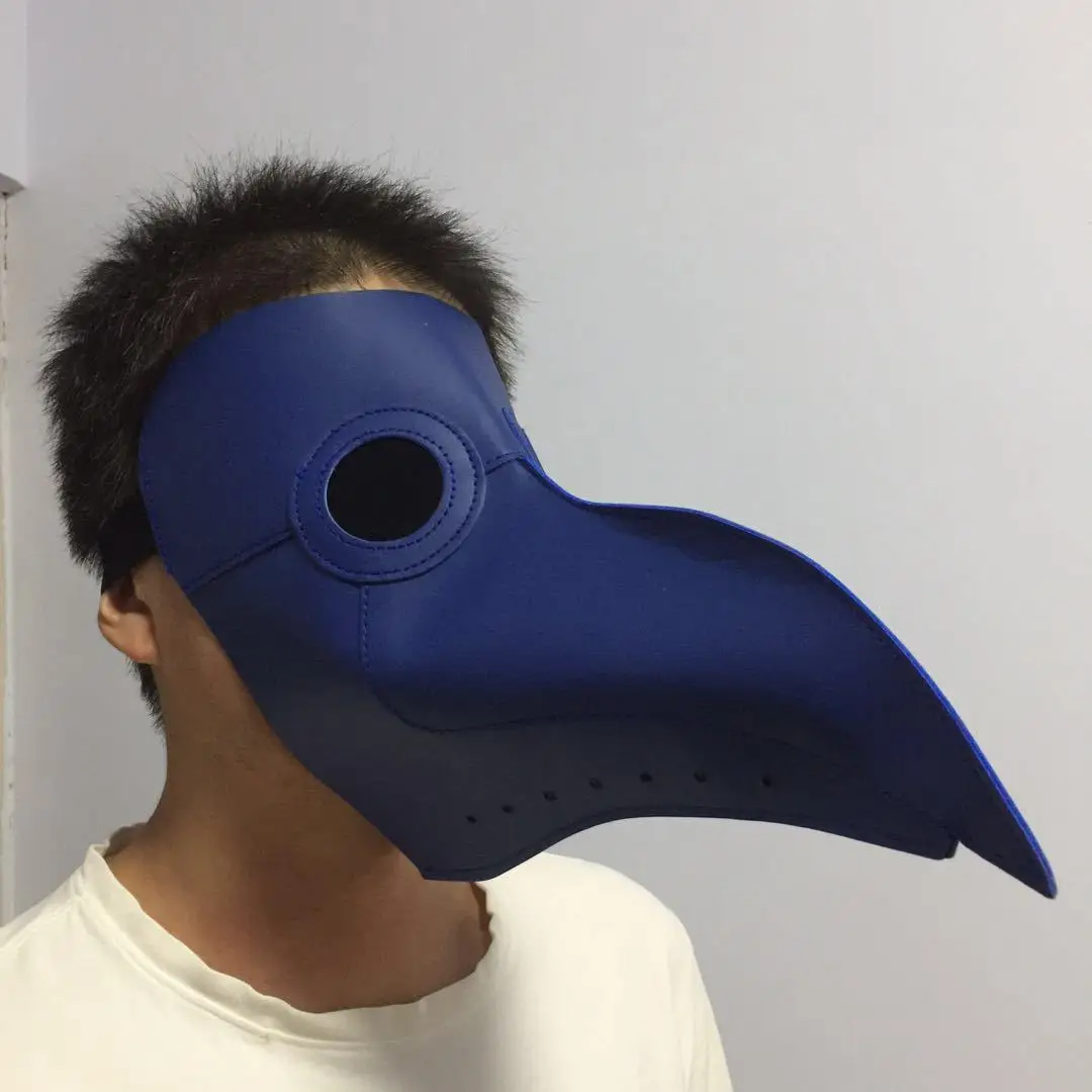 Хэллоуин косплей маска Чумного доктора длинный нос ворона клюв птица рот маска стимпанк Регулируемый головной пояс маска для рождественской вечеринки