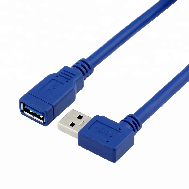 3 шт. SuperSpeed USB 3,0 Прямоугольный кабель для передачи данных для мужчин и женщин USB 3,0 AM-AF
