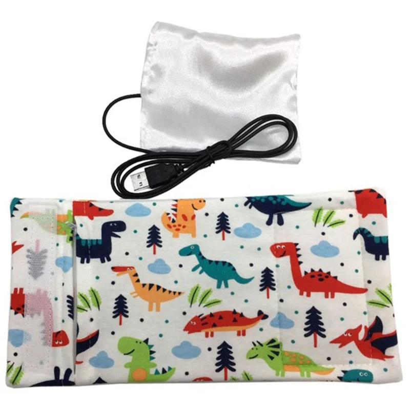 Dinosaur pattern Usb подогреватель молока воды дорожная коляска изолированная сумка детская бутылочка для кормления подогреватель - Цвет: Dinosaur pattern