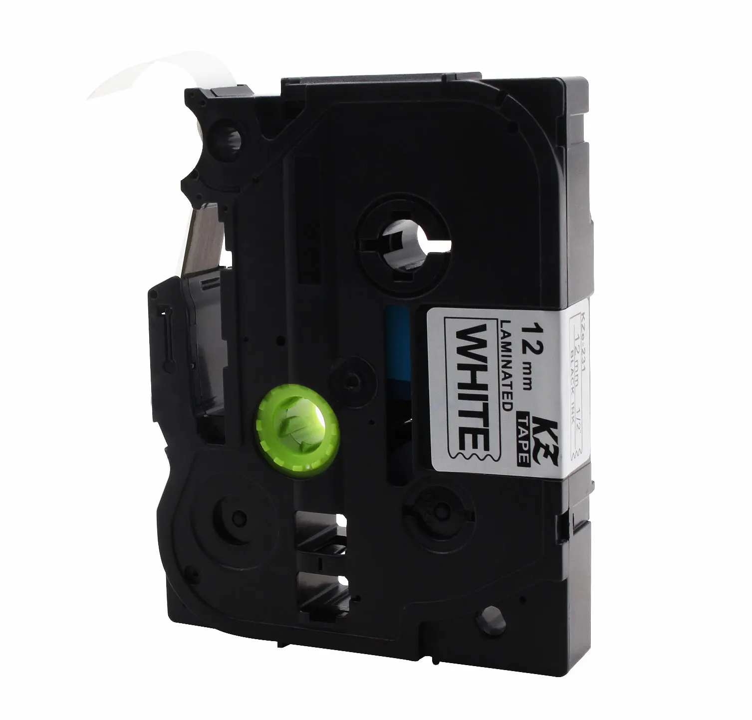 Черная на белой этикетке лента для Brother P-Touch E100VP E300 Edition GL-100 H100 H100LB H100R H105 H300 H300LI H75