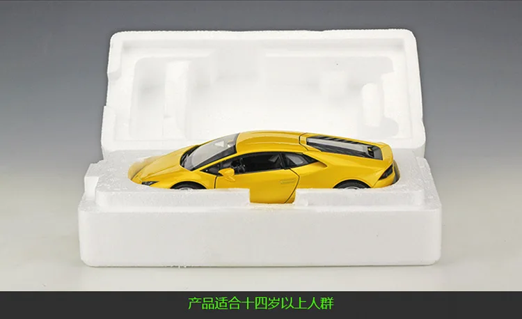 Welly 1:24 Lamborghini Huracan LP610 сплав модель автомобиля Diecasts& игрушечные транспортные средства коллекционные подарки не-пульт дистанционного управления Тип транспортная игрушка